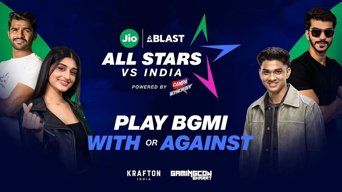 JioBLAST to Launch All Stars vs India at GamingCon Bharat 2025