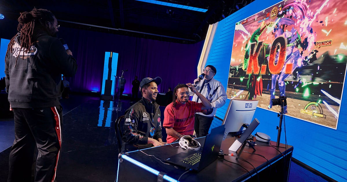 A still from 2025 Evo Awards