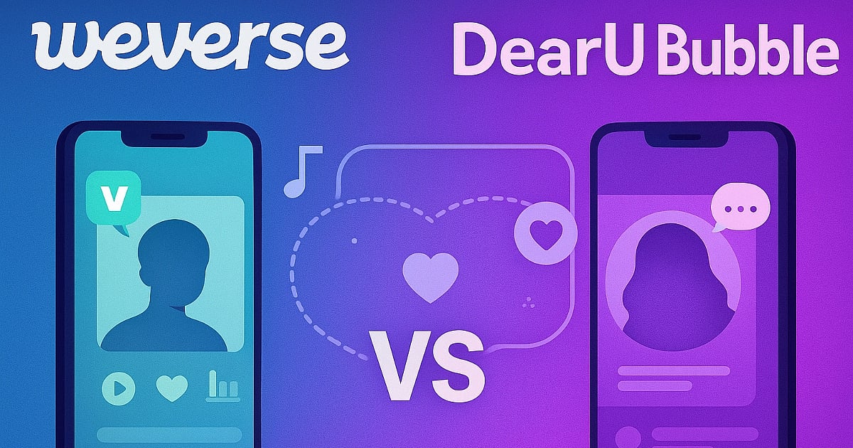 Weverse vs. Bubble: The Battle for K-Pop Fans