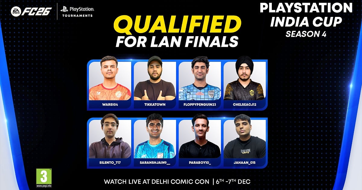 Trending: NODWIN Unveils Finalists for PlayStation India Cup LAN Finale