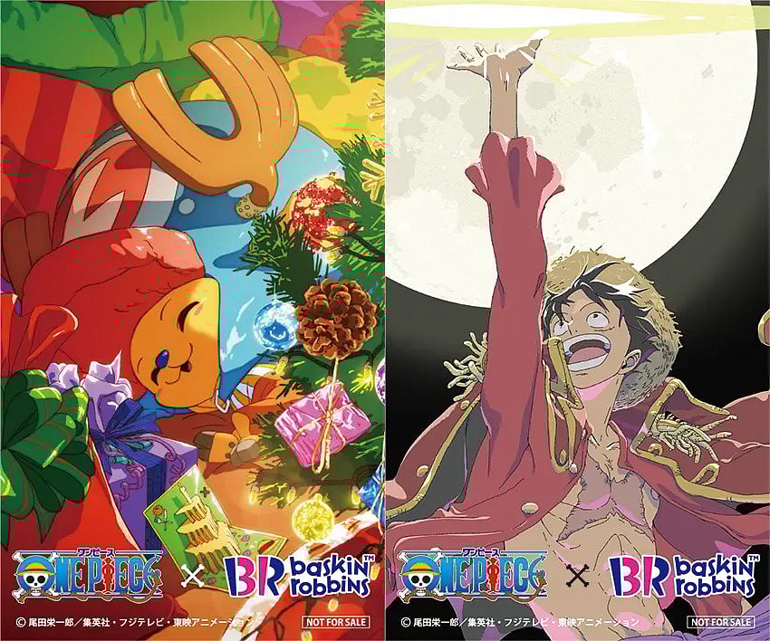Exclusive Luffy and Chopper Sticker: Baskin Robbins x ONE PIECE