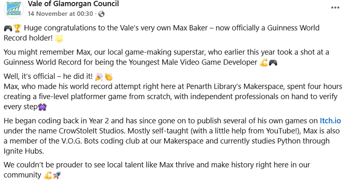 11-Year-Old Max Secures Guinness World Record