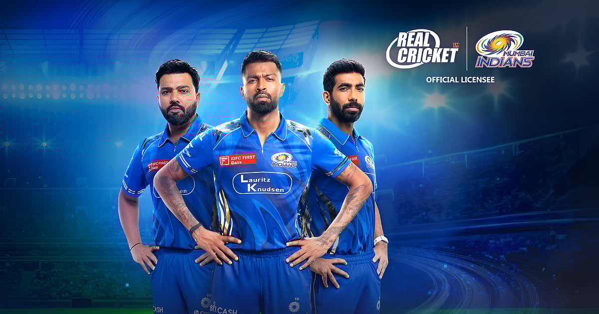 Real Cricket: Mumbai Indians Official License Poster