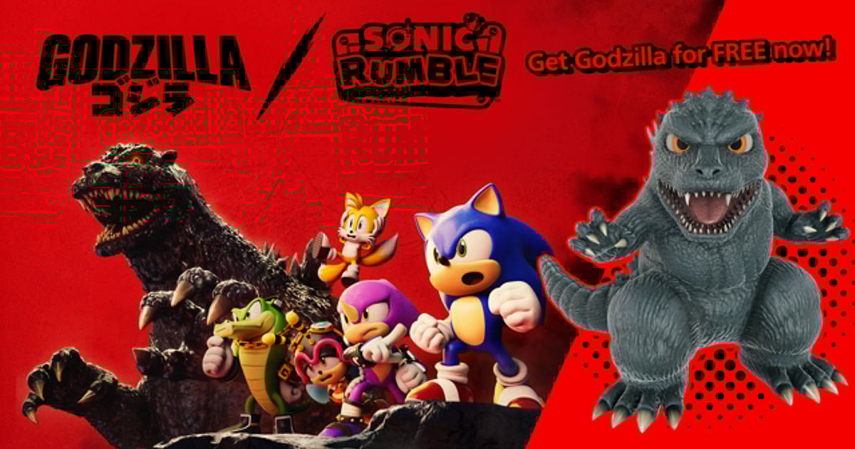 Trending: Sega Brings Godzilla to Sonic Rumble in Limited-Time Crossover