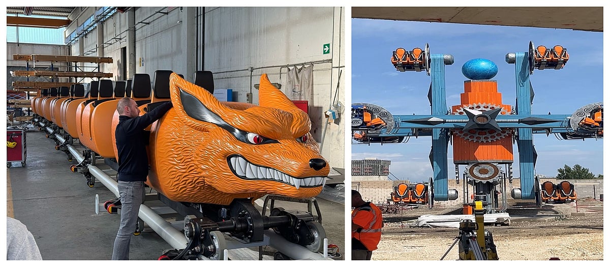 Kyūbi Unchained (left) and Rasengan Chakra Rotation (right) images.