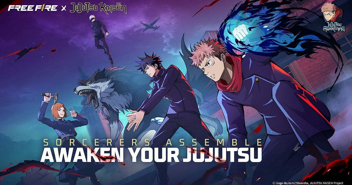 Trending: Free Fire Launches “Jujutsu Awakening” Anime Crossover Event