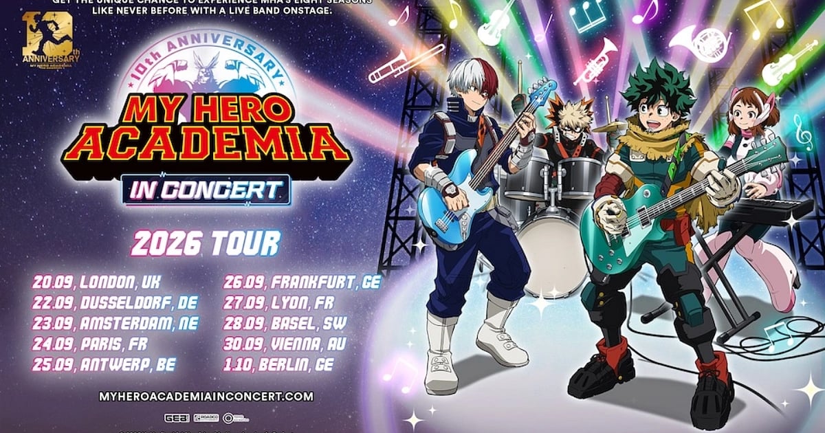 My Hero Academia: European Concert Tour 2026
