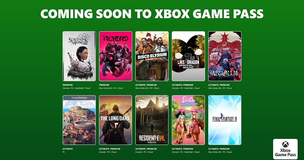 Trending: Xbox Game Pass Wave 2: Resident Evil 7, Infinite Wealth & More!