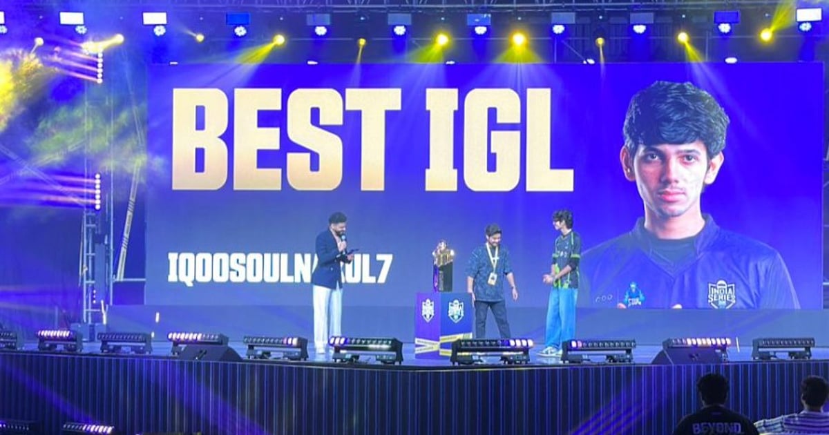 NakuL from iQOO Soul received the Best In-Game Leader (IGL) award