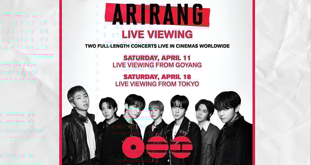PVR INOX To Showcase BTS Arirang Concerts Across Indian Screens