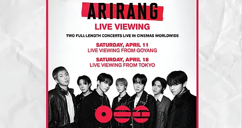 PVR INOX To Showcase BTS Arirang Concerts Across Indian Screens