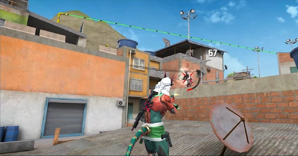 A playable character in SuperGaming's new mobile shooter Prime Rush