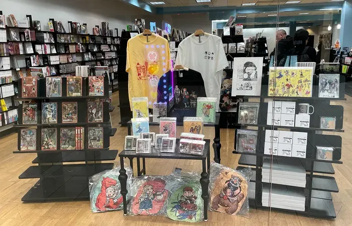 A wide variety of IP-related merchandise