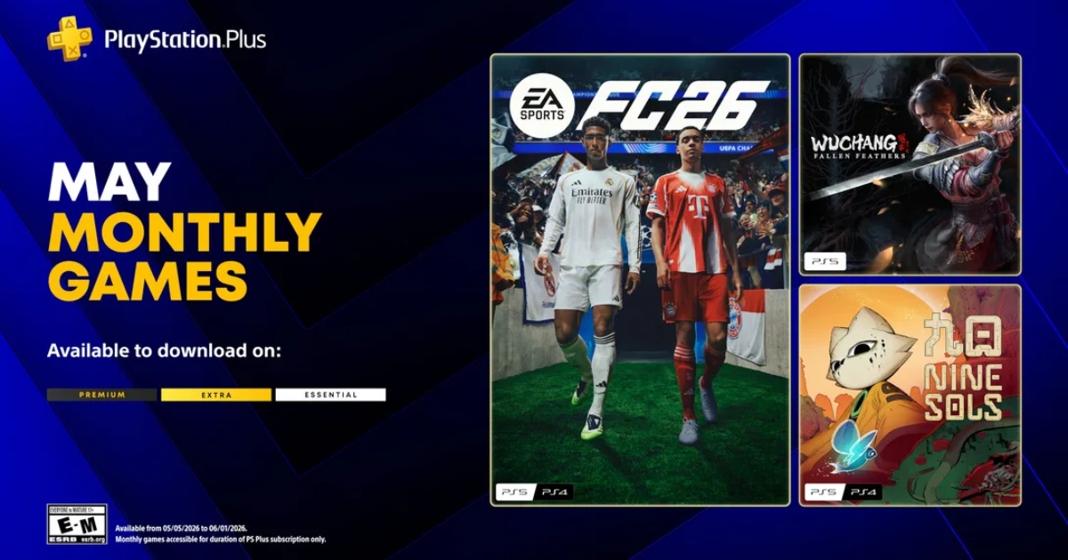Trending: PS Plus May 2026 Lineup: EA Sports FC 26, Nine Sols, and More