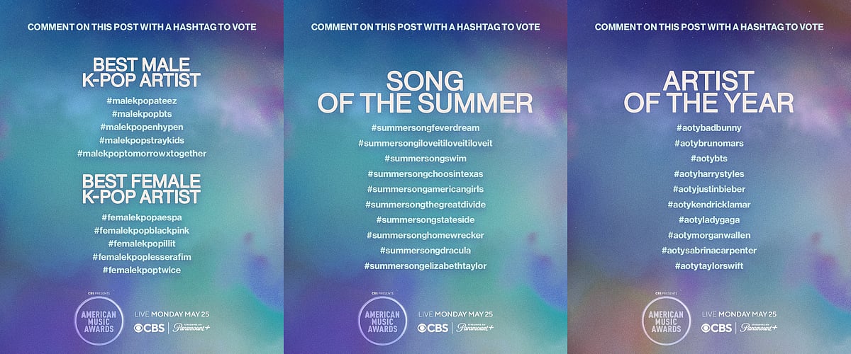 Image Credit: The American Music Awards (AMAs) 2026 - Instagram