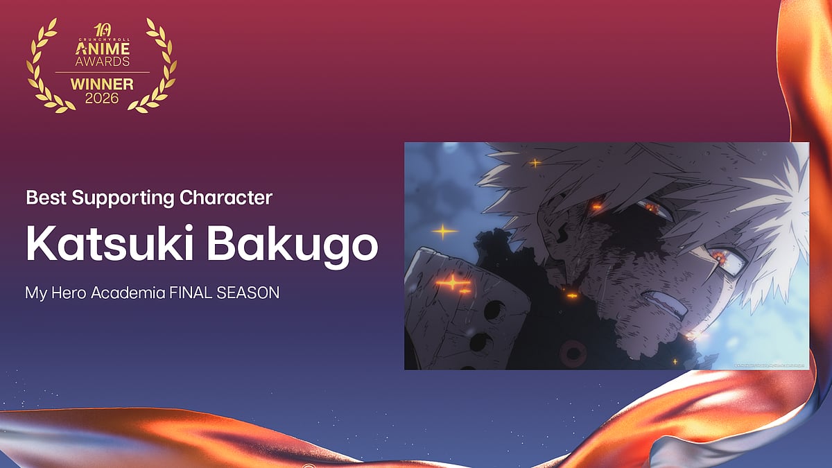 My Hero Academia (FINAL SEASON) Bakugo Katsuki winning Best Supporting Character poster