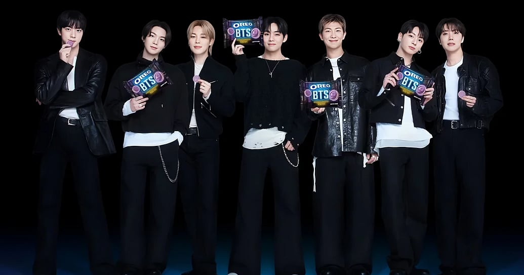 Korean Flavors Go Global with Oreo x BTS Purple Colored Cookies