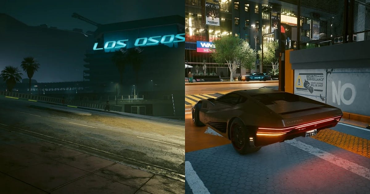 Cyberpunk 2077 visuals.