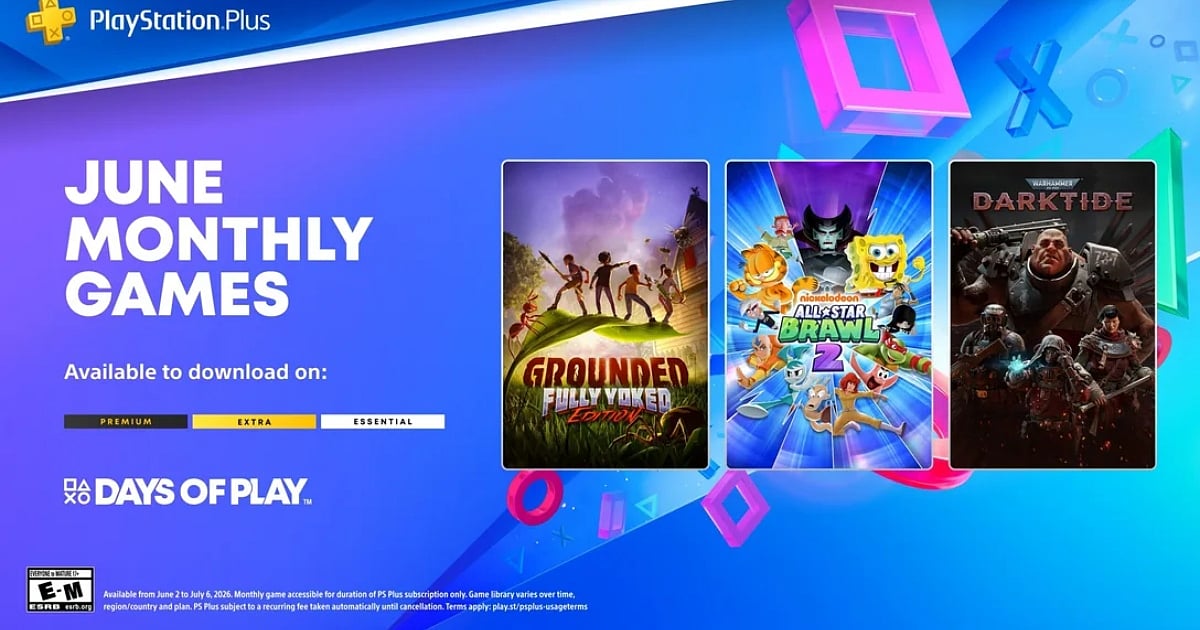 Trending: All Free Games in PS Plus June 2026: Grounded, Darktide & More 