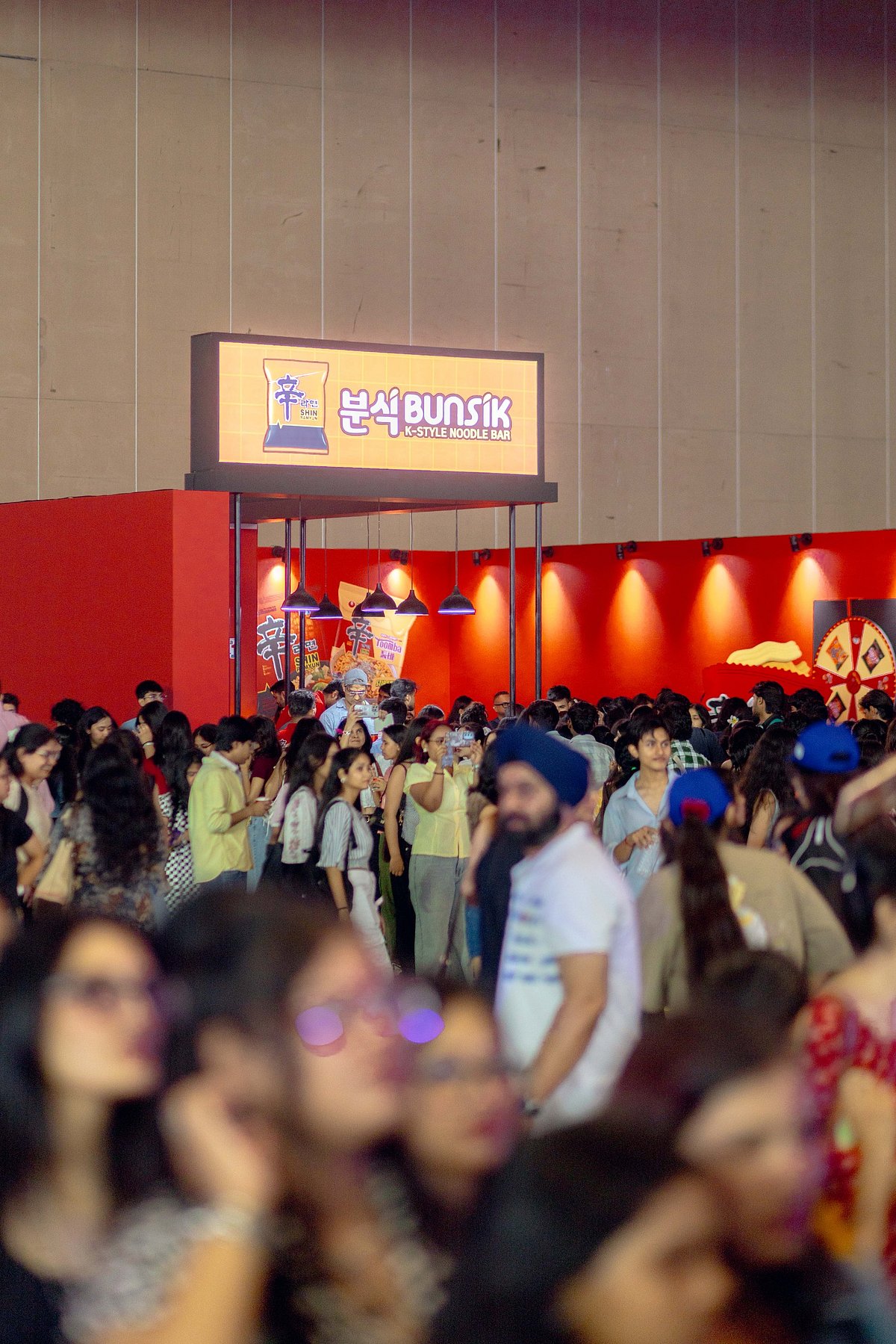 HYBE INDIA POP UP PARK DELHI: NONGSHIM NOODLE STAND