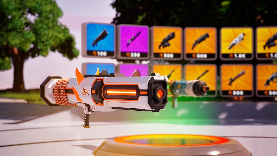 Crunchyroll-Inspired Custom Weapons from Fortnite x Crunchyroll Anime Island Event