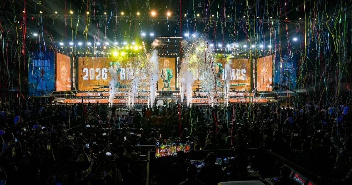 The BMPS 2026 Grand Finals stage at Jaipur’s JECC was packed with fans as confetti and pyrotechnics marked the end of India’s biggest BGMI LAN event.