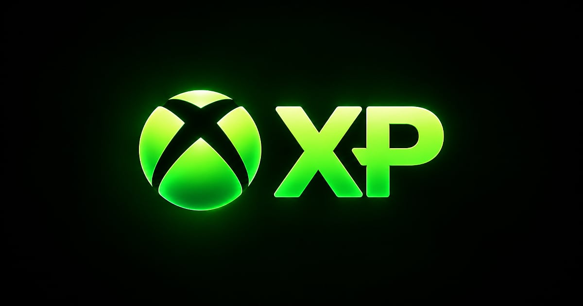 Xbox XP logo in neon green on a black background, featuring the Xbox emblem beside the letters “XP.”