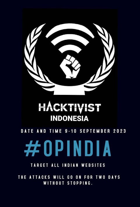 Against the backdrop of India hosting the G20 Summit, hacker groups have threatened coordinated attacks on Indian websites under an operation titled #OPINDIA