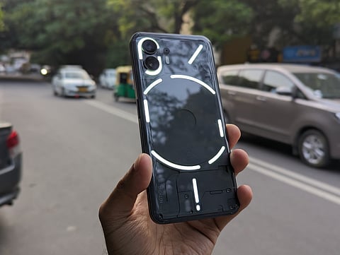 The Glyph System serves multiple purposes on the rear of the Nothing Phone 2