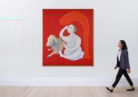 Manjit Bawa's Untitled (Shiva) Artwork Sold For A Record $2.3 Million