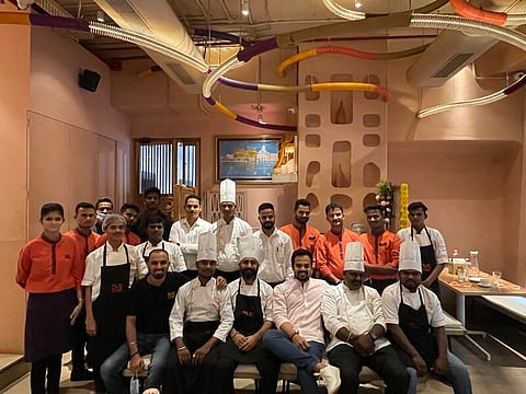 Pankaj Gupta with the Oye Kake team