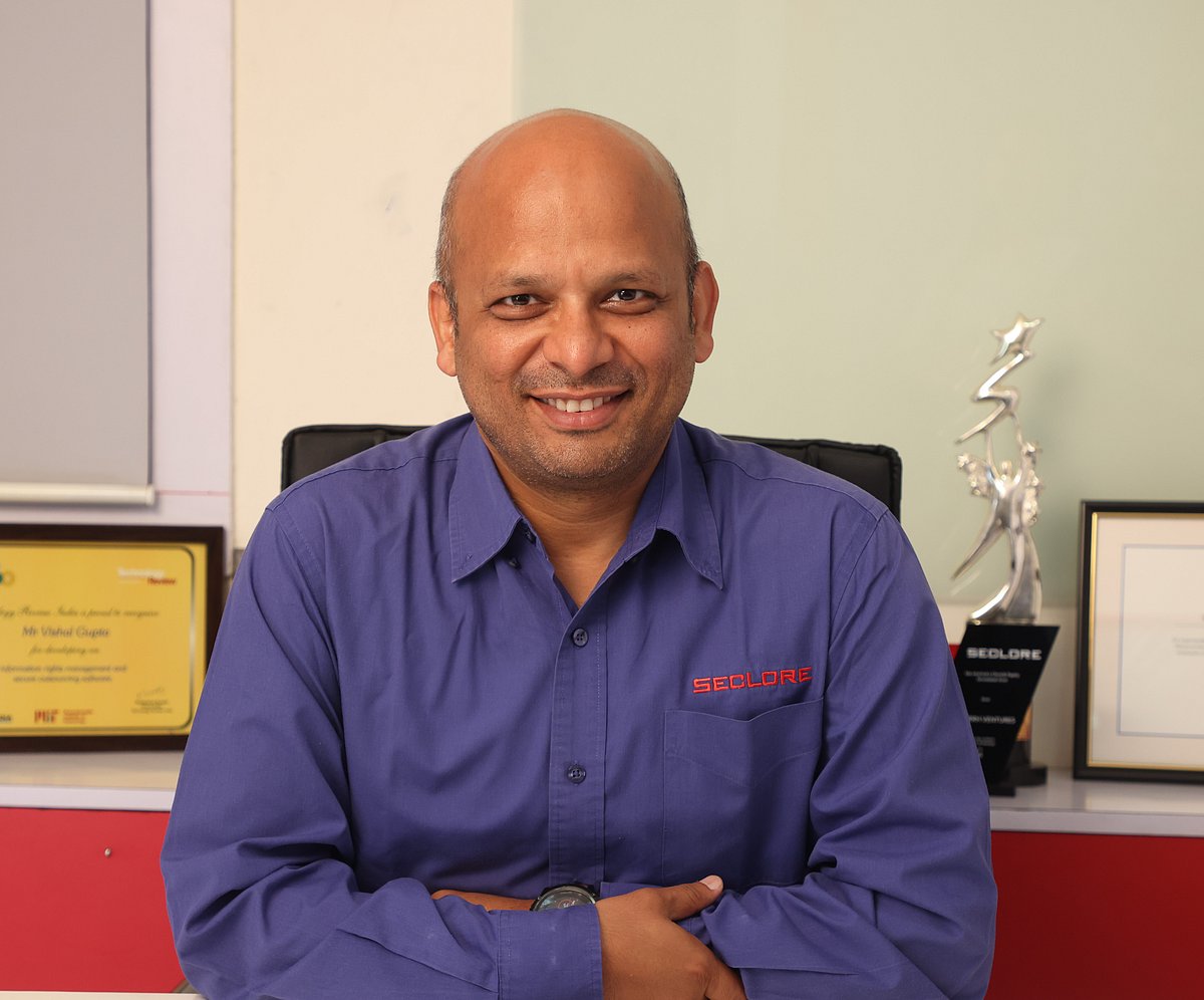 Vishal Gupta, CEO and founder, Seclore.