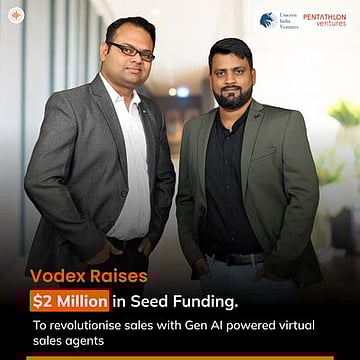 AI-Start-Up Vodex Raises $2 Million Seed Investment For Gen AI Sales Boost

