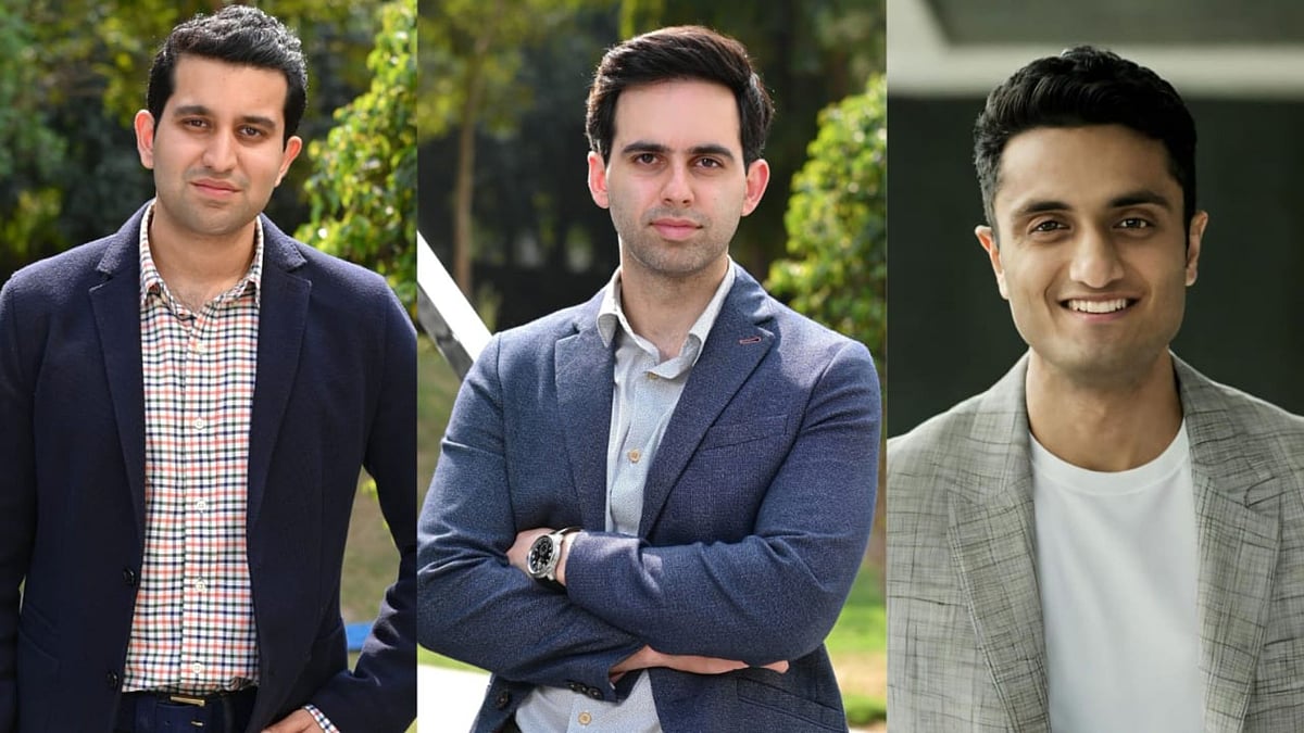 Armaan Mehta, Jaibir Nihal Singh, Rishabh Jain, Founders, TraqCheck 
(Left to Right)