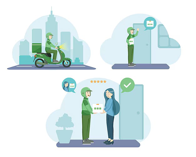 by freepik : Last-mile delivery refers to the transportation of goods from its distribution hub to the door of the customer.