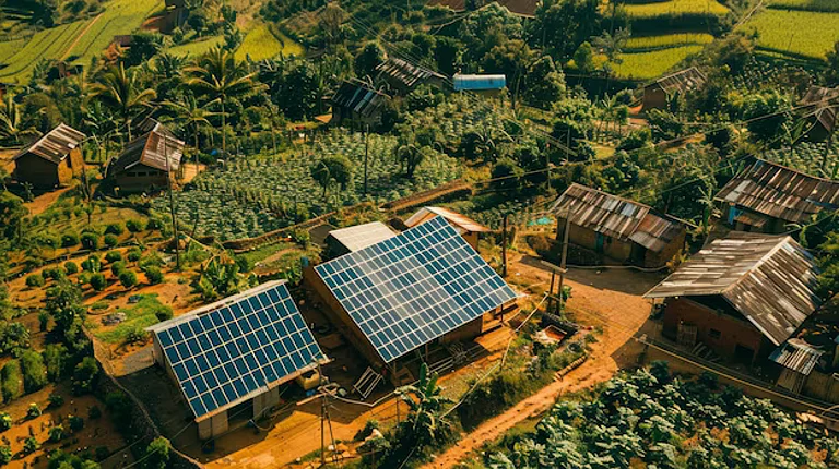 In India, the government’s Solar Power Initiative has brought electricity to thousands of villages, transforming the lives of millions of people. - by freepik