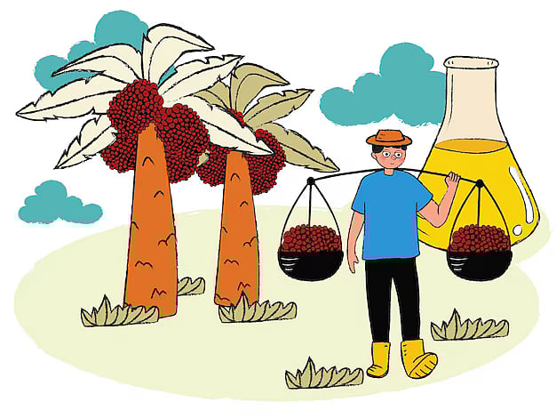 by freepik : The workshop also featured technological advancements like cell gene technology, which improve sapling quality and oil yields.