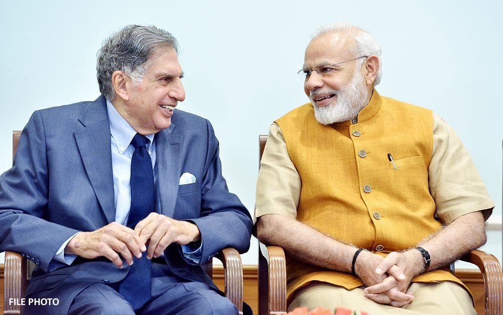 Social Media : PM Modi with Ratan Tata