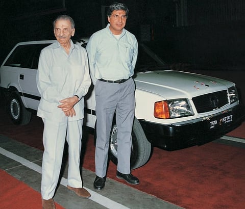 Ratan Tata with JRD tata