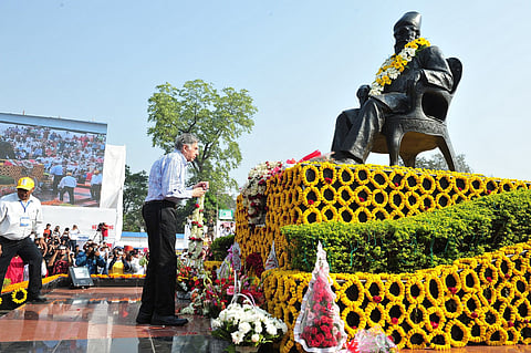 Ratan Tata in Jamshedpur during Founder's day