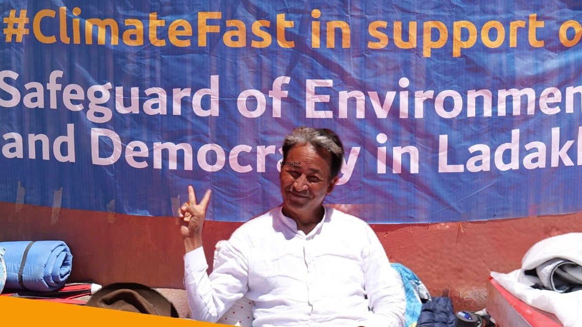 Image Source- X : Climate Activist Sonam Wangchuk