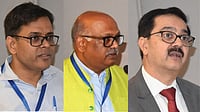 Dr. Satyendra Kumar (Director, MoE, Forest and Climate Change, GoI), Sundeep Nayak (Professor of Practice, IIT Goa), Vivek Bhardwaj (Secretary, Ministry of Panchayati Raj, GoI)