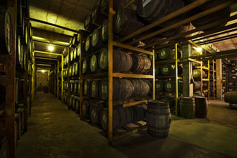 Casks used to store the liquid is among the only two items imported by the company
