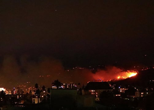 From Paris Hilton to Mandy Moore: LA Fires Rage through Hollywood Hills Mansions