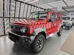 Made in India Jimny Five-Door Debuts in Japan