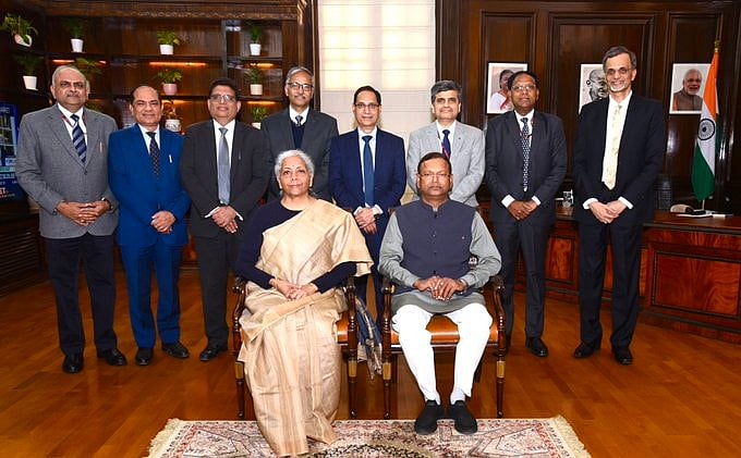 Finance Minister with her Team Ahead of Union Budget 2025