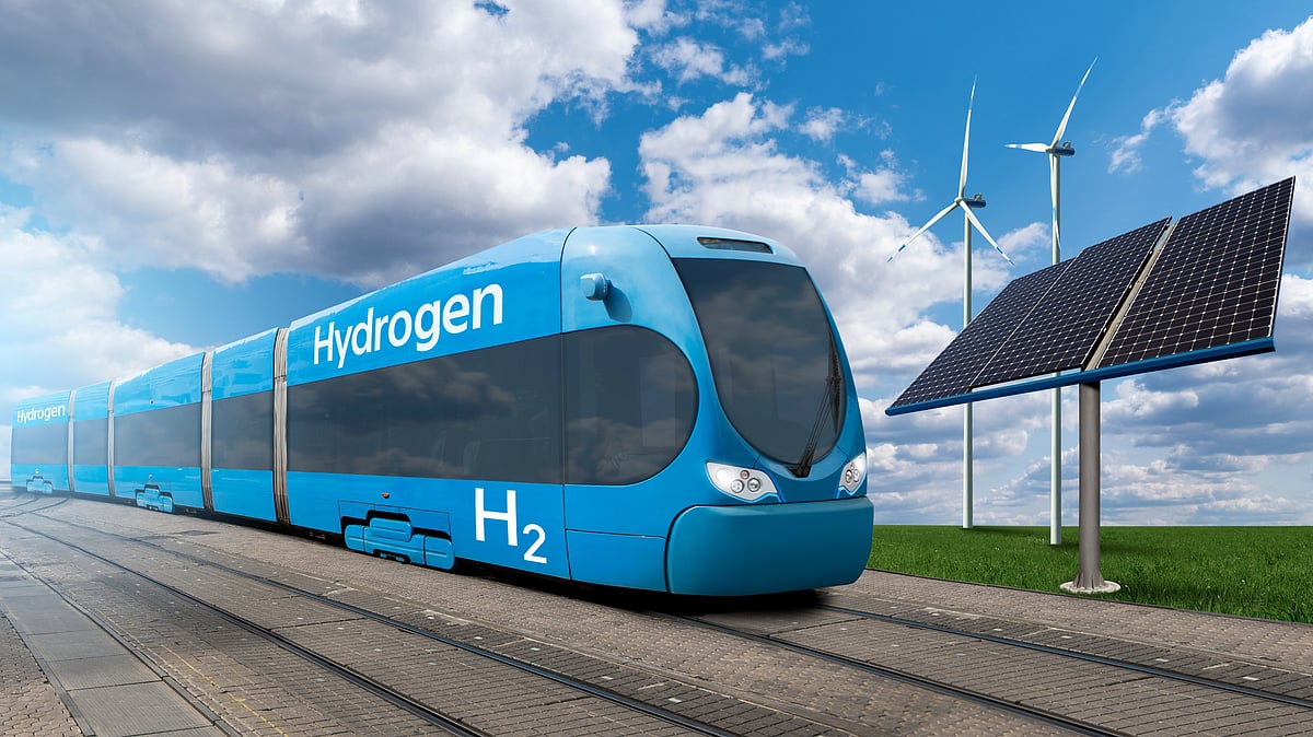 Shutterstock : Green Hydrogen Train