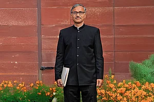 | Photo: Suresh K. Pandey : Union expenditure secretary Manoj Govil