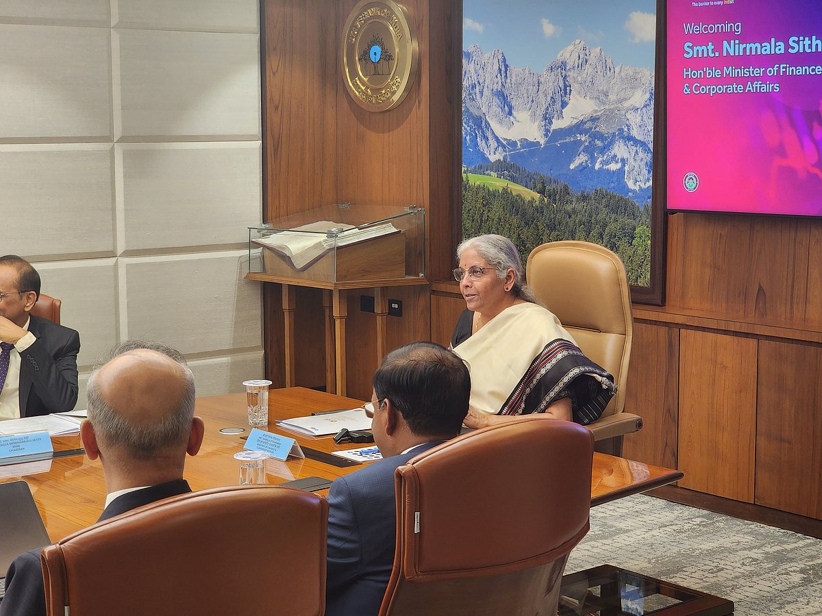 X/@nsitharamanoffc : Finance Minister Nirmala Sitharaman 