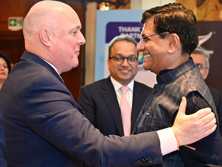 India New Zealand FTA talks resumed: New Zealand Prime Minister Christopher Luxon with Piyush Goyal - null